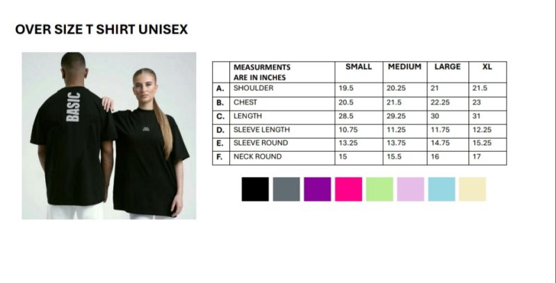 COMFY LUXE UNISEX OVERSIZED TSHIRT - Image 12